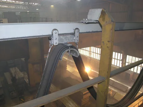 I-Beam Festoon System on a Process Crane
