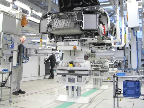 Automotated Guided Vehicle in Automotive Production