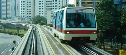 New energy supply system for the Bukit Panjang LRT light rail line in Singapore