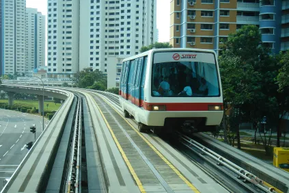 New energy supply system for the Bukit Panjang LRT light rail line in Singapore