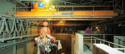Waste Handling Crane