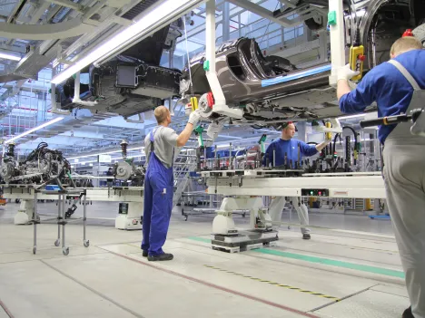 Automotated Guided Vehicle in Automotive Production