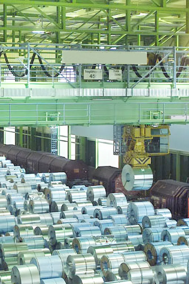 Cranes at Aluminium Production