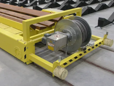 Transfer Car with Motor-Driven Cable Reel