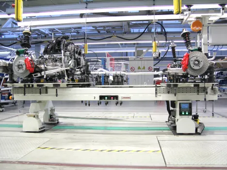 Automotated Guided Vehicle in Automotive Production