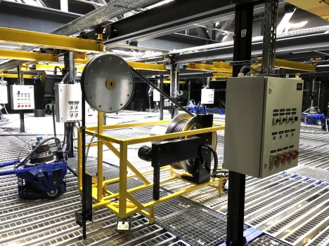 Cable Reel for Lighting Bridges