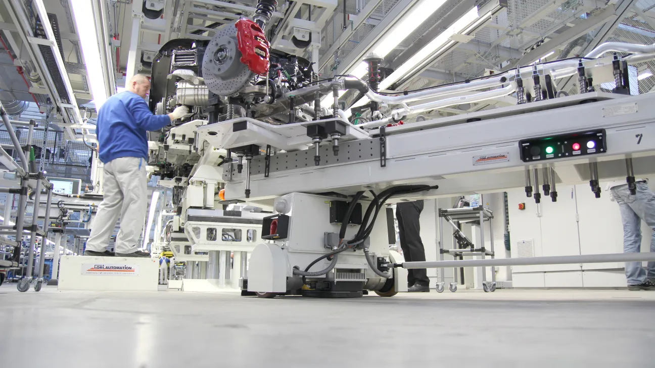 Automotated Guided Vehicle in Automotive Production