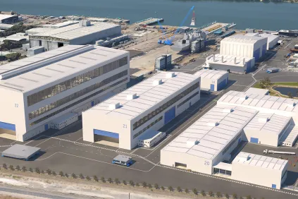 Conductix-Wampfler Electrifies Cranes for the Osborne Naval Shipyard in Australia