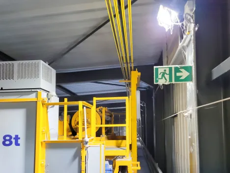 Integrated Power and Data for Automated Process Cranes