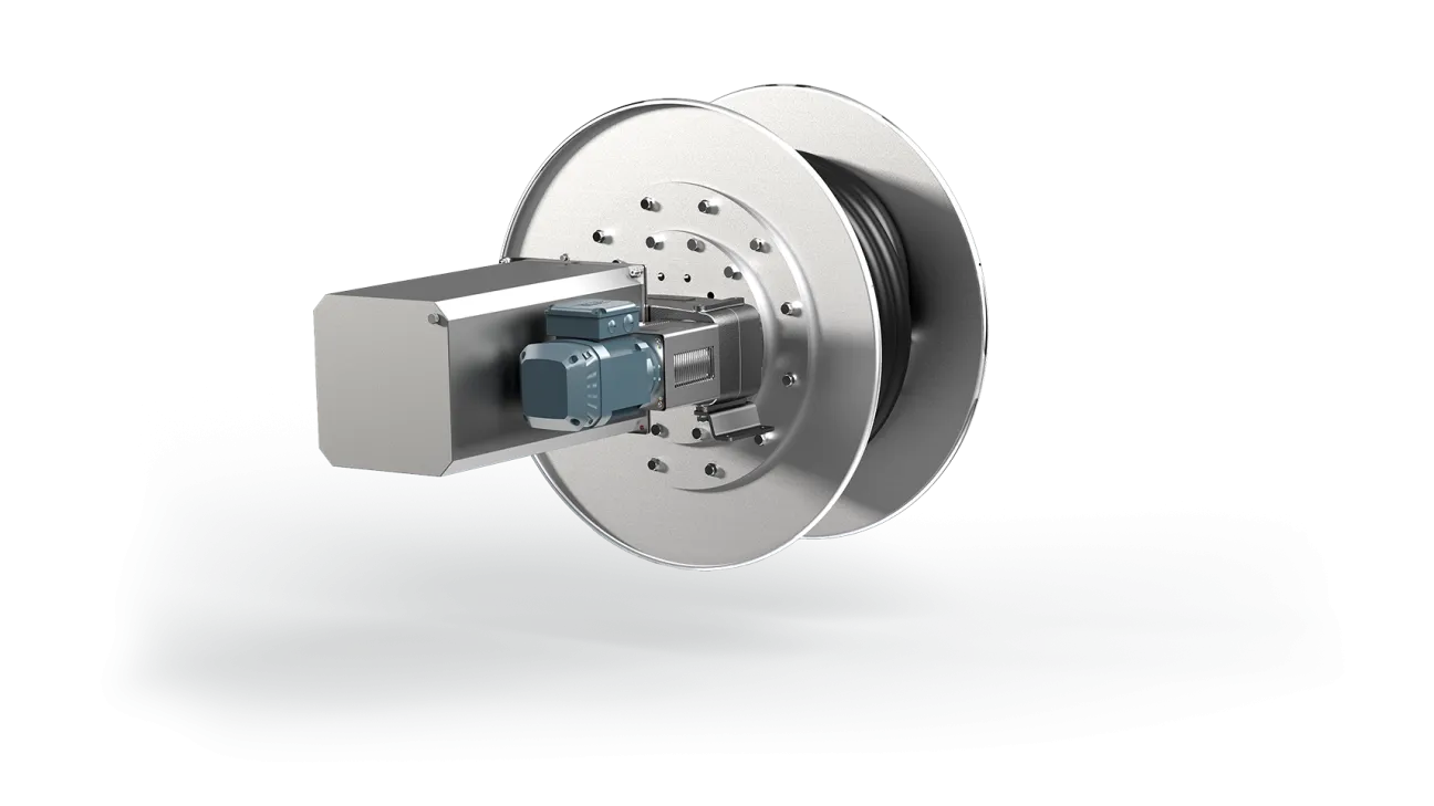 Motor driven  reels up to 400Gbps (Fiber optic)