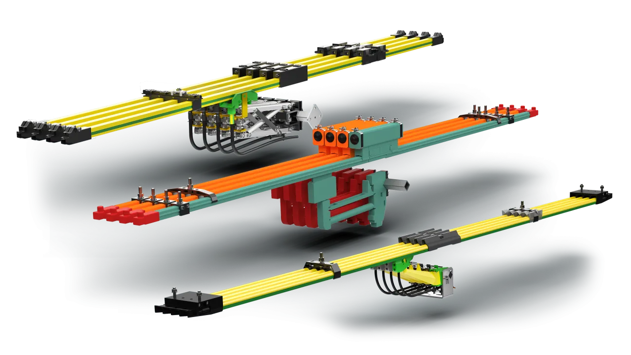 Single Pole Conductor Rails