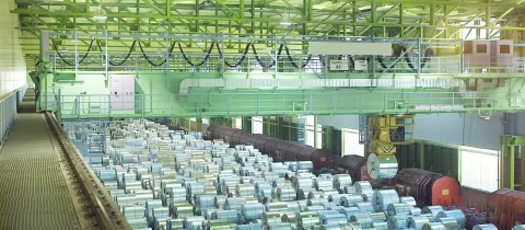 Cranes at Aluminium Production