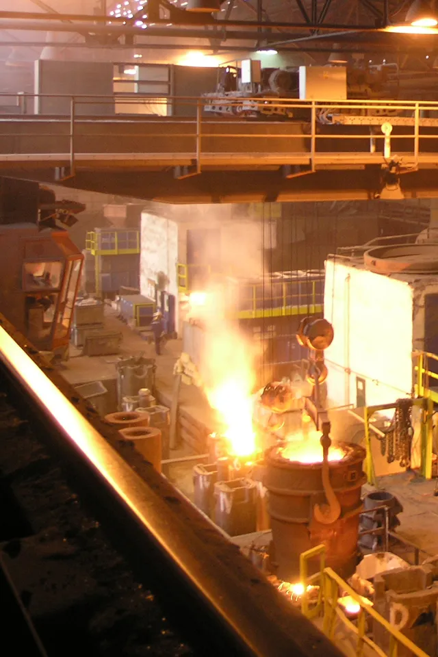 Cranes at Steel Production