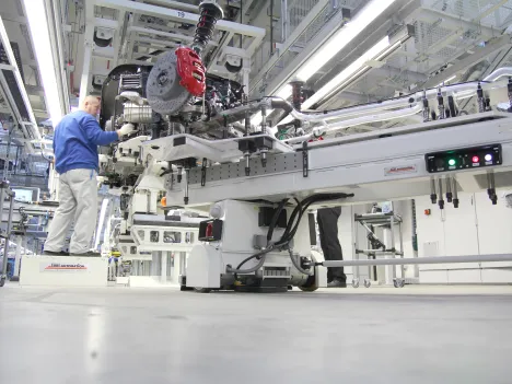 Automotated Guided Vehicle in Automotive Production