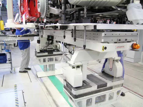 Automotated Guided Vehicle in Automotive Production
