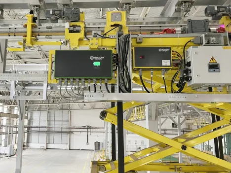 Mobile Controls on a Heavy EMS Hanger 