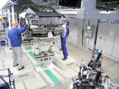 Automotated Guided Vehicle in Automotive Production