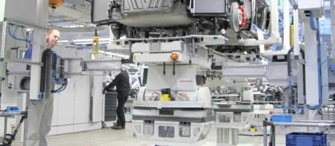 Automotated Guided Vehicle in Automotive Production