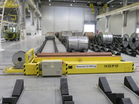 Transfer Car with Motor-Driven Cable Reel