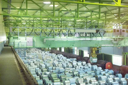 Cranes at Aluminium Production