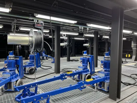 Cable Reel for Lighting Bridges