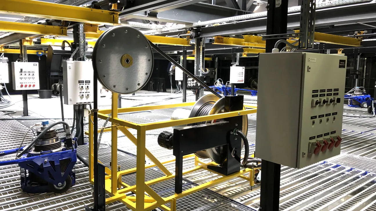 Cable Reel for Lighting Bridges