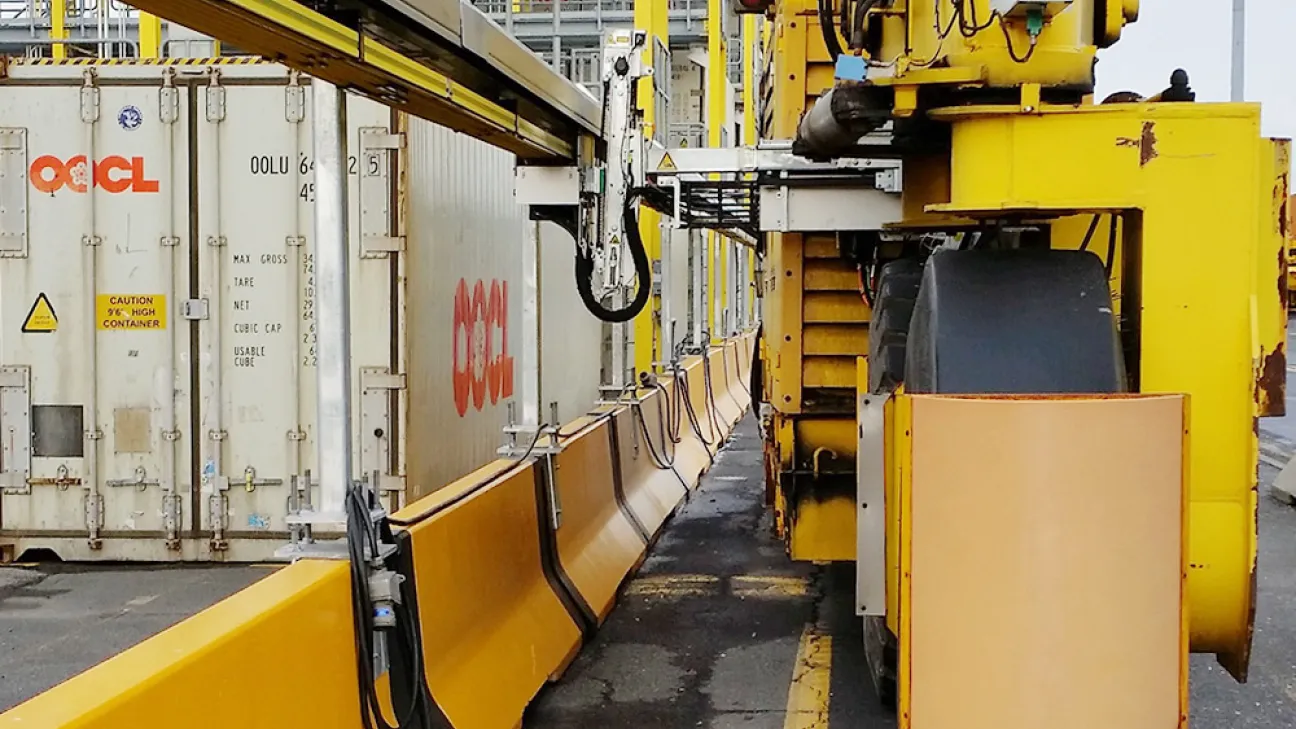 First E-RTG system to include Conductix-Wampfler’s new patented ProfiDAT® data transfer system
